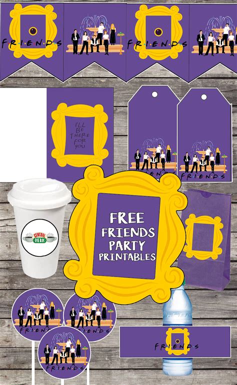 Friends Themed Party Free Printables